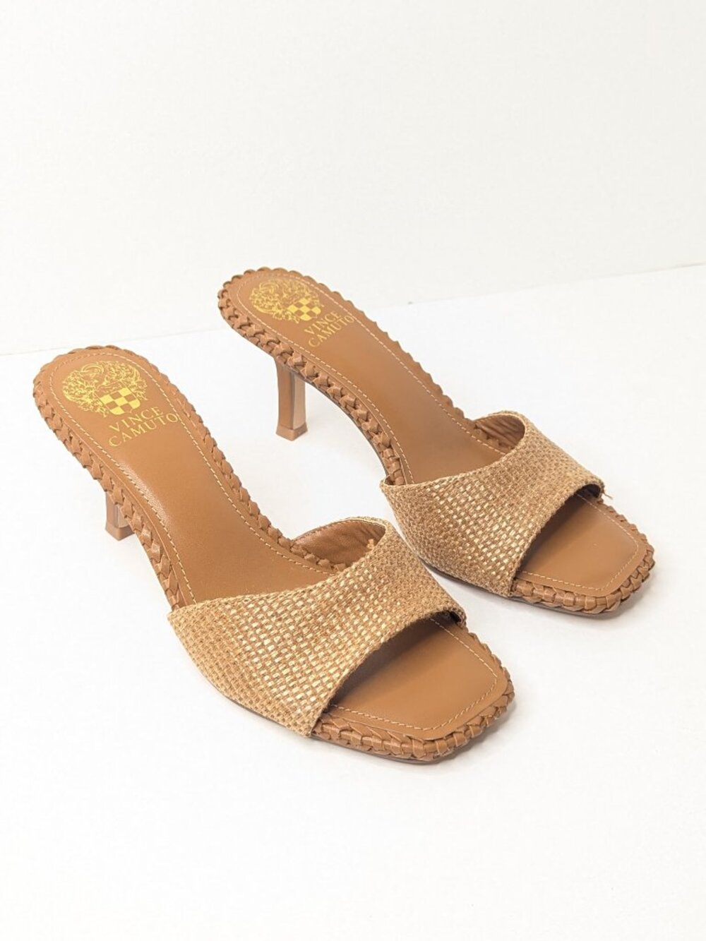 Vince Camuto Emmla Heeled Sandals Golden Walnut Womens' 8